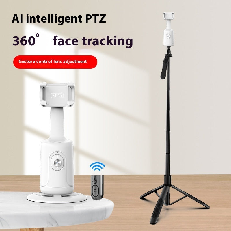 Supporto Intelligente 360° con Tracciamento Facciale AI – Supporto Auto per Smartphone, Stabilizzatore per Video, Vlog e Live Streaming