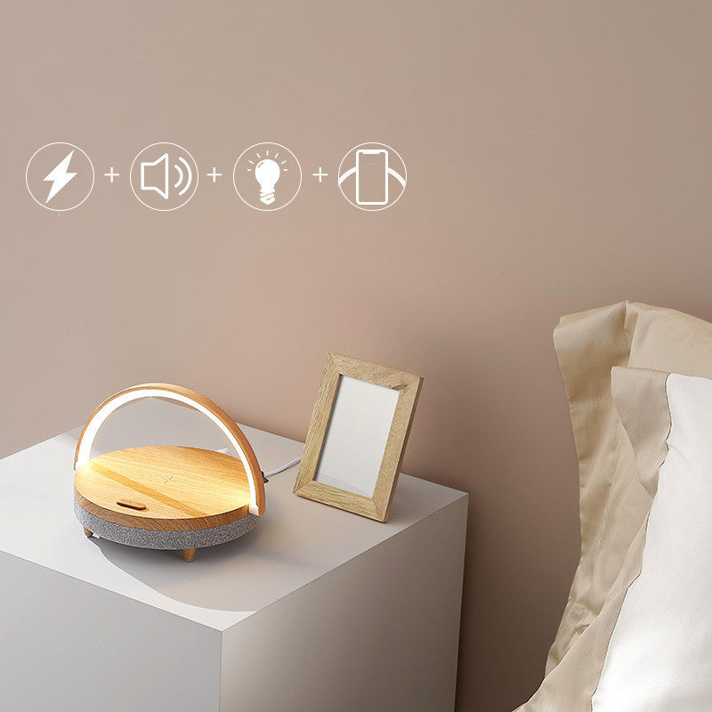 Luce notturna LED con ricarica wireless