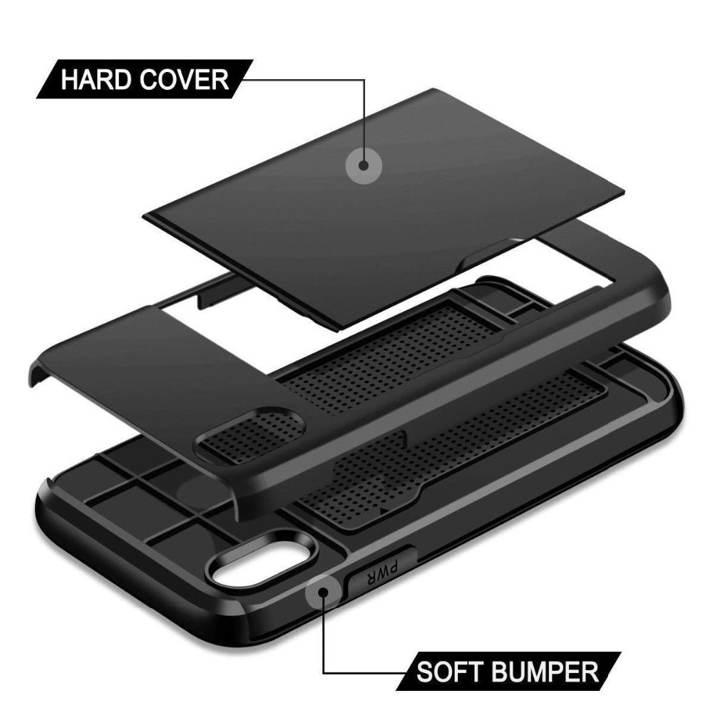 Cover per cellulare con tasca porta carte