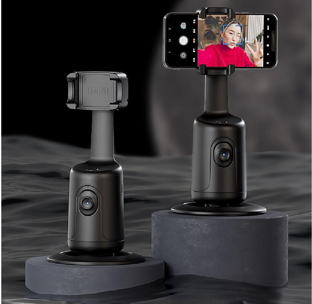 Supporto Intelligente 360° con Tracciamento Facciale AI – Supporto Auto per Smartphone, Stabilizzatore per Video, Vlog e Live Streaming