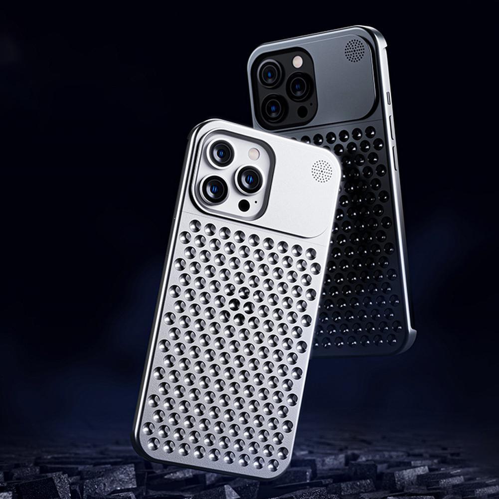 Cover in Lega di Alluminio per iPhone 14/13 Pro Max Plus – Resistente agli Urti, Anti-caduta e con Dissipazione del Calore