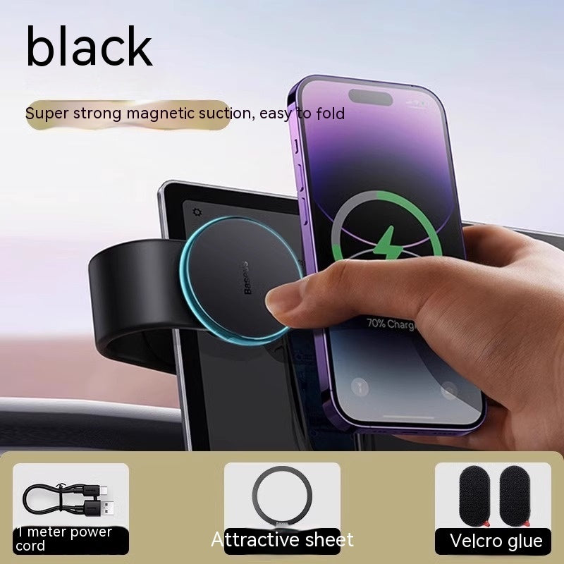 Supporto Magnetico per Smartphone da Auto con Caricatore Wireless 15W, Compatibile con Telefoni